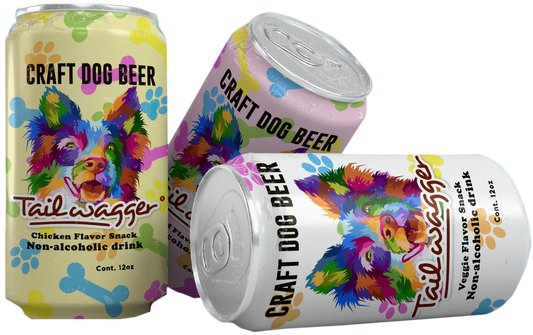 Six-Pack Craft Dog Beer All Flavors